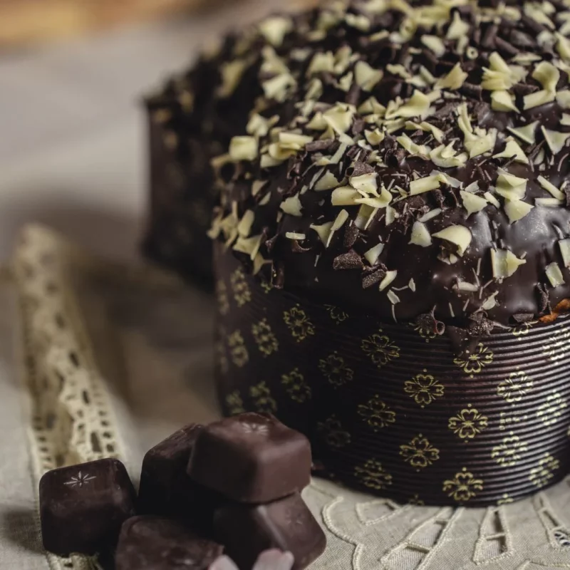 Colomba al cioccolato al latte artigianale con ricci di cioccolato 1000GR - immagine 2